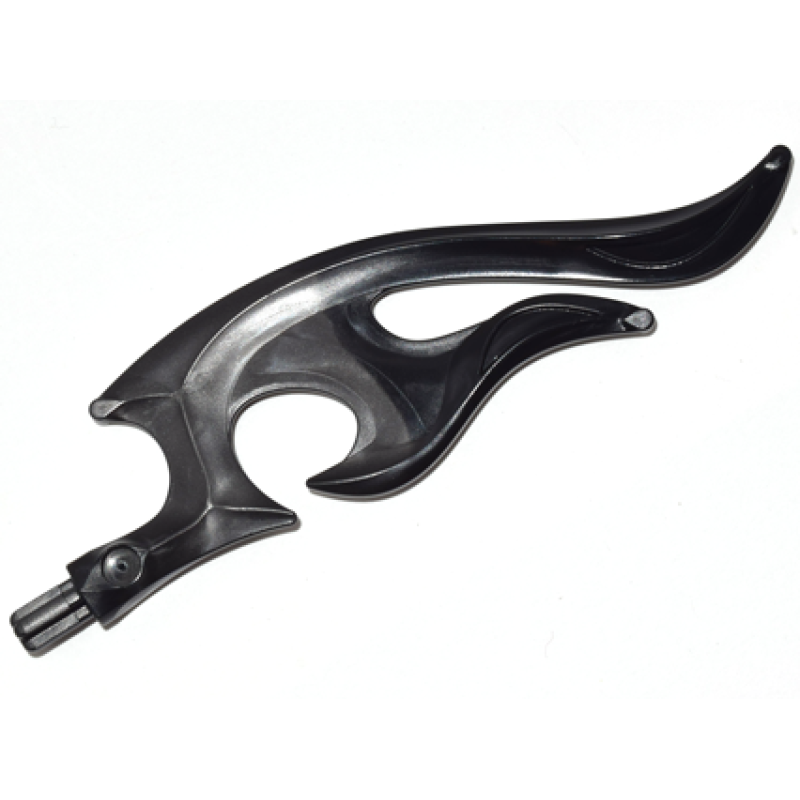 Golf / Vlam met gemarmerd zwart patroon Pearl Dark Gray